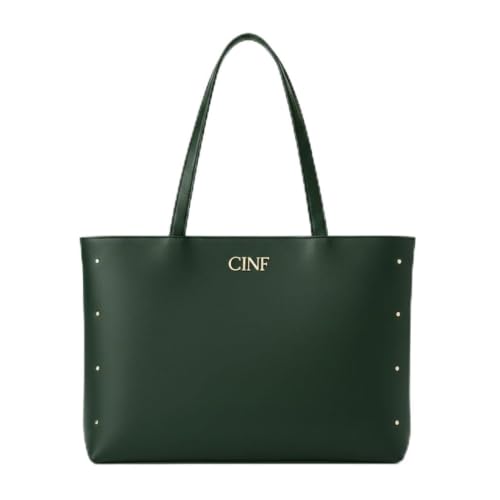 Bolsa Sacola Feminina Grande De Ombro Universitária Reforçada (Verde Militar)
