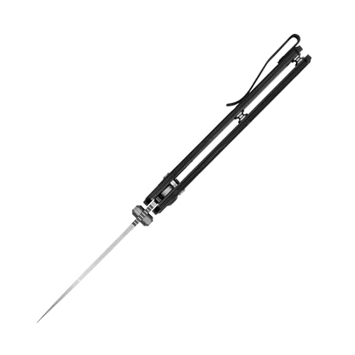 Image of Kershaw Bel Air Pocket Knife, Made in The USA, 3.1 inch CPM MagnaCut Steel Blade, EDC Design, Duralock Locking Mechanism, Manual Folder, Pocketclip