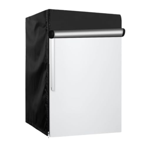 Funda Para Arcon Congelador Exterior Impermeable, Funda Para Refrigerador Exterior, Tela Oxford 210D, Ideal Para Refrigeradores De Bebidas Al Aire Libre, Parte Frontal Enrollable Con Cremalleras