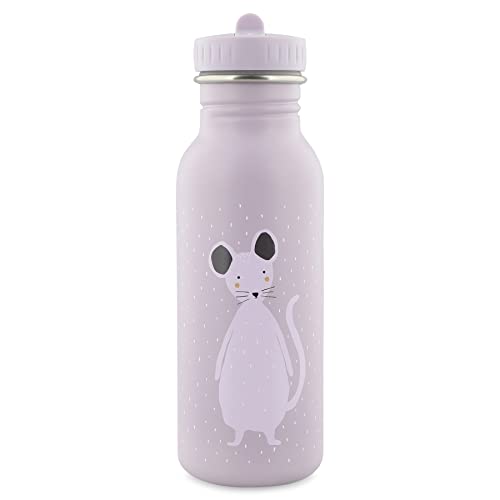 Trixie - Bottiglia per bambini in acciaio inox 500ml - Mrs. Mouse (Topo)
