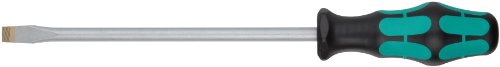 Image of Wera 05110104001 Kraftform Plus 334 Slotted Screwdriver, Lasertip, 10mm Head, 8 inch Blade Length