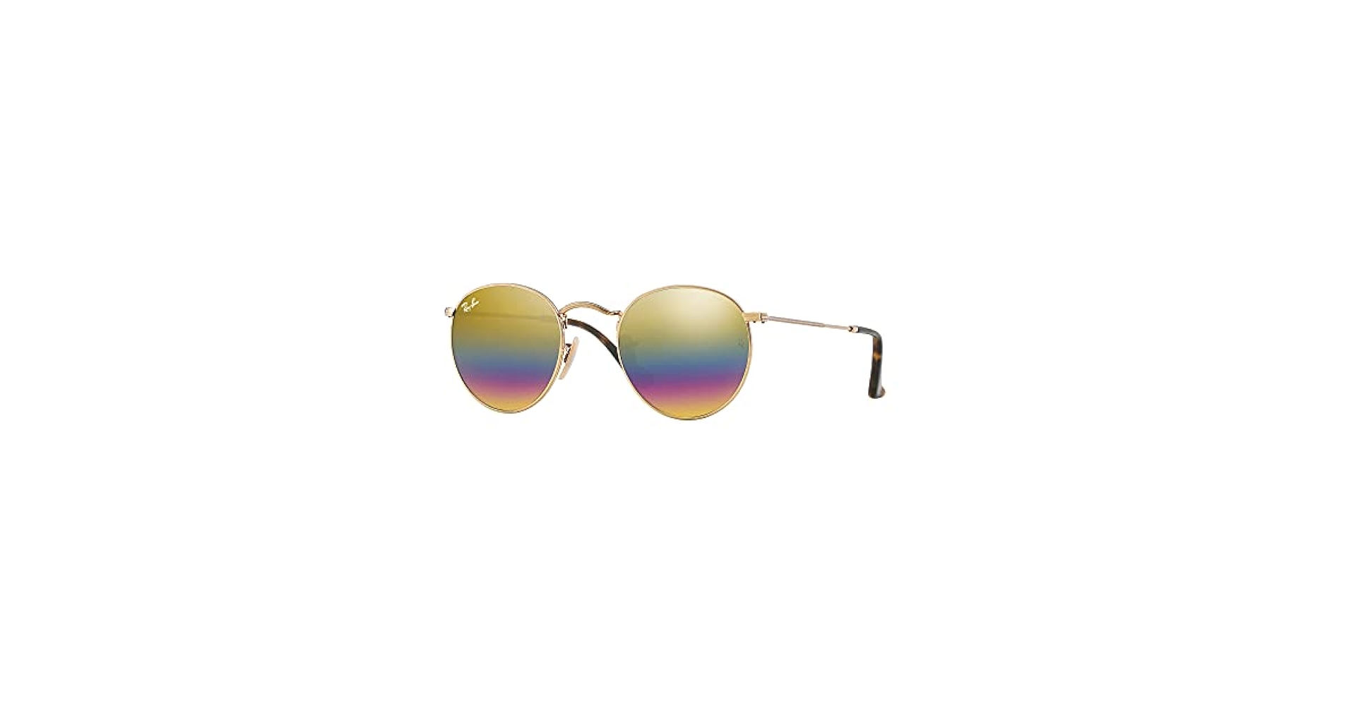 小物 Ray-Ban RB3447 ROUND KIDS Sunglasses in Black and Light Grey Gradient Dark