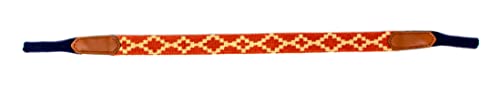 Image of Leather Hand-Stitched Needlepoint Sunglass Strap Retainer