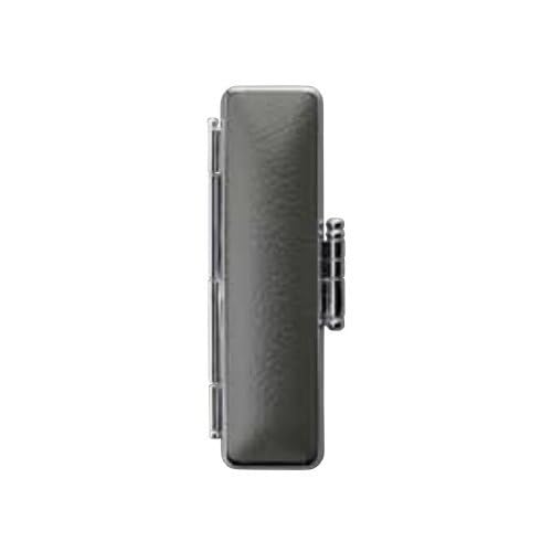 印鑑ケース ST枠 ソフト牛 ケース 白枠 朱肉付き 認印 銀行印 実印 10.5mm ~ 12mm 13.5mm ~ 15mm 16.5mm ~ 18mm サイズ 便利工房なかやま (ウグイス, 10.5mm~12.0mm)