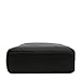 FashionPuzzle Triple Zip Small Crossbody Bag (Black)