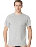 Fruit of the Loom Men's Crew Neck T-Shirt (Pack of 4), Black/Grey, X-Large