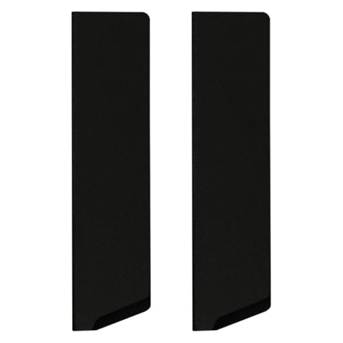 PRETYZOOM 2 Piezas Cuchillo Caso Cubiertas Para Manejar Soportes De Almacenamiento De Cortadores Tallando Guardia De Cuchilla Cubre Decoración Cubre Abs Black