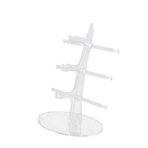 JECOMPRIS 1 Juego De Expositor De Gafas Estante para Gafas De Sol Soporte Estético para Gafas De Sol Soporte para Gafas De Sol Estante De Exhibición para Gafas De Sol De Polipropileno