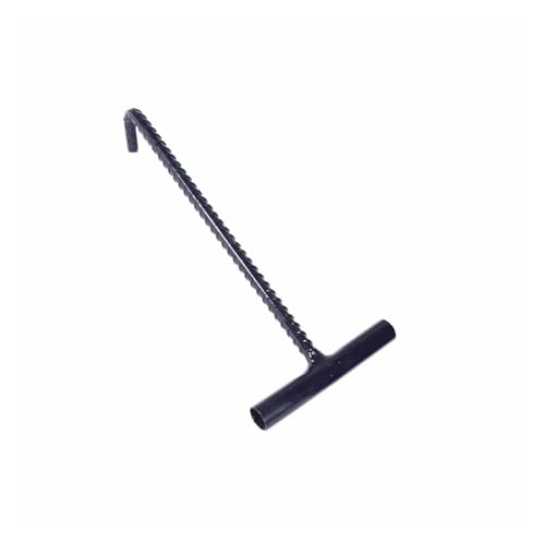 Gancho de tapa de alcantarillado en forma de T extractor de acero de 90 cm y 10 mm