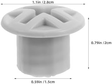 JECOMPRIS Plastic Screw Caps Weather Resistant and Strong Stability 8pcs with 1.5cm Inner Diameter for Playground Slide Replacement Accessories for โs Play Areas and Outdoor Playground - 1