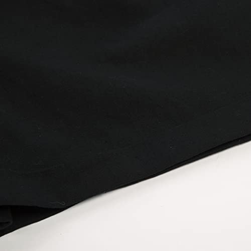Image of Belle Poque Women Bermuda Shorts Elastic Waist Wide Leg Shorts with Pockets & Belts