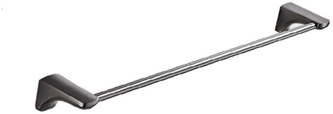 Porte-serviette double en acier 304 gris pour optimiser votre salle de bain