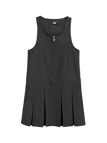 NEXT Trägerkleid mit Reißverschluss (3-14 J.) -Slim Fit Grau 4 Jahre
