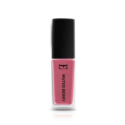 Image of MUTED BERRY Vegan Nail Polish Dusky Berry Color | Long Lasting Chip Resistant Formula | Quick Dry Glossy Finish | Non Toxic & Cruelty Free Nail Paint for Women | 10 ml