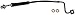 Dorman H622049 Front Driver Side Brake Hydraulic Hose for Select Ford/Lincoln Models