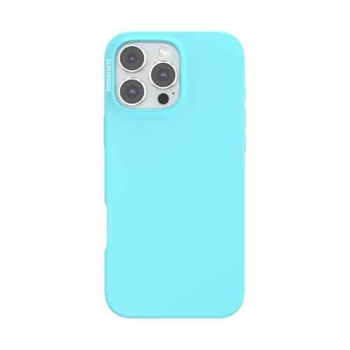 Image of POPSOCKETS Polycarbonate iPhone 16 Pro Max Case Compatible with Magsafe, Phone Protective Case for iPhone 16 Pro Max, Wireless Charging Compatible - Butterfly Pea Blue
