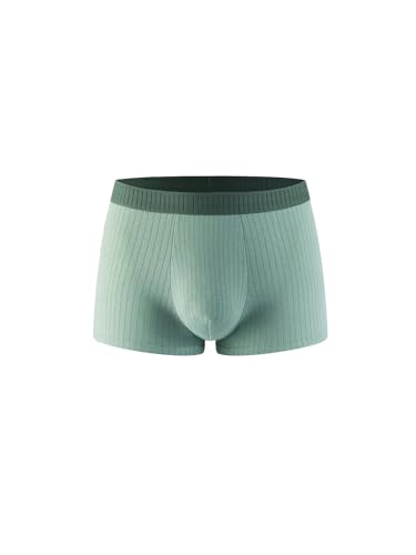 Men's Ribbed Cotton Boxer Briefs, 4-Pack, Assorted Colors - Comfortable Male Underwear3