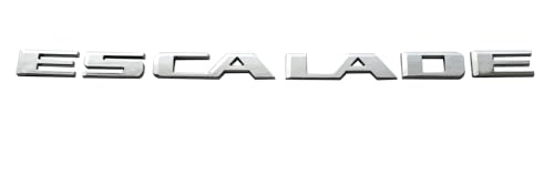 Image of 1Pc Escalade Rear Liftgate Emblem 3D Badge Letter Nameplate Replacement for 2021-2025 Escalade 84787581 86543262 (Chrome)