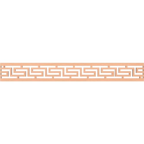 46 1/4"W x 6"H x 3/8"T Tulum Fretwork Moulding, Alder