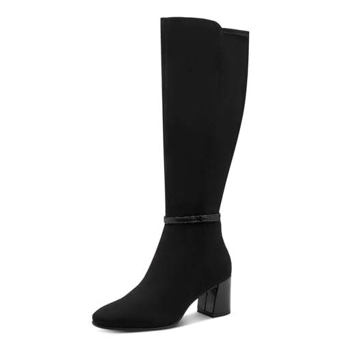 Tamaris Damen Stiefel Leder schwarz 38