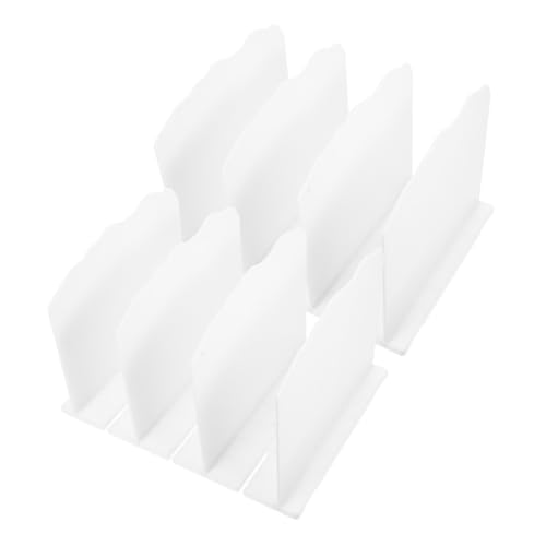 STOBAZA 2pcs Adjustable Closet Storage Divider Rack Wavy Handbag Organizer for Efficient Space Utilization Cabinets Office Bookshelves Design for Purses and Wallets