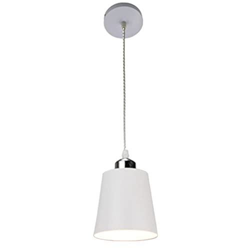 CSSYKV Luminaires Suspendus Industriels Nordic Macaron Décoration D'îlot De Cuisine Petit Lustre Lampe Suspendue Simple pour Bar De Restaurant E27 Base 1-Lumière Accessoires D'éclairage Domestique Cover