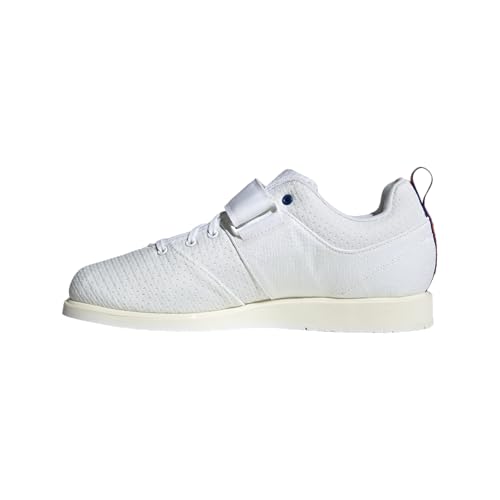Image of adidas Unisex Powerlift 5 FTWR whiteDark Blue /Team Royal Blue 6 US