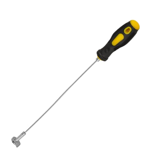 Herramienta magnética para quitar tapones de drenaje de aceite, recogida magnética antiquemaduras, llave de extracción flexible, agarre antideslizante, extracción de coche, accesorio compacto de