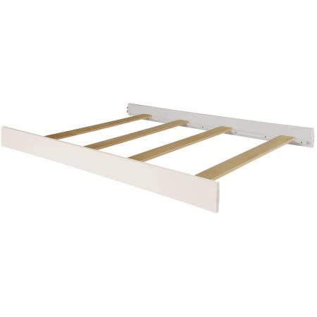 Full-Size Conversion Kit Bed Rails for Namesake, Formerly Million Dollar Baby Convertible Cribs - Solid Wood Rail - Toddler and Adult Bed Rail - Nursery & Baby Furniture (Warm White, Model #M7689)