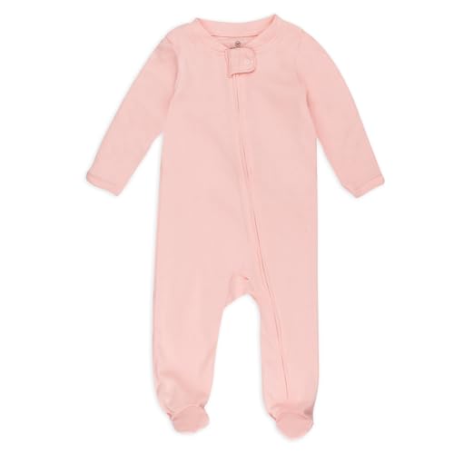 Image of HonestBaby Baby 2-Pack Organic Cotton Footed Pajama Sleep & Play