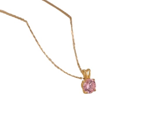 Pendentif rond en quartz rose de 8 mm, le cadeau de mariage idéal pour célébrer l'amour