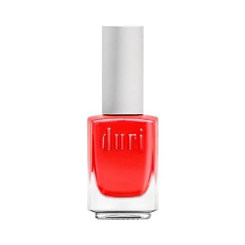 duri 645N Windy City Roar Nail Polish, Neon Red Color,...