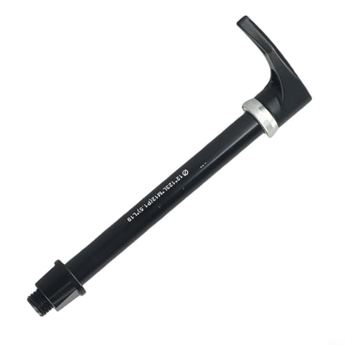 Bicycle Hub Thru Axle Adapter Boost Forks Quick Release Thru Axle With Handle Bike Bicycle Front Fork Spindle Lock For MTB Or Road Bicycles(12x100mm)