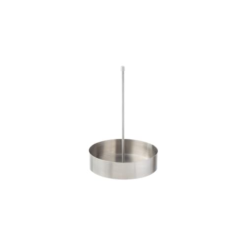 TableCraft 10397 Onion Ring Tower & Slider, with Base, 7" x 7" x 10", Brushed Finish, Stainless Steel, 2 Each per case