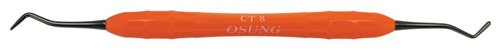 Osung Dental Composite Instrument, Dental Instrument, 0.8mm/2.0mm Tip Width Autoclavable Silicone Handle, Dental Restorative Intruments Tool - 2CST8