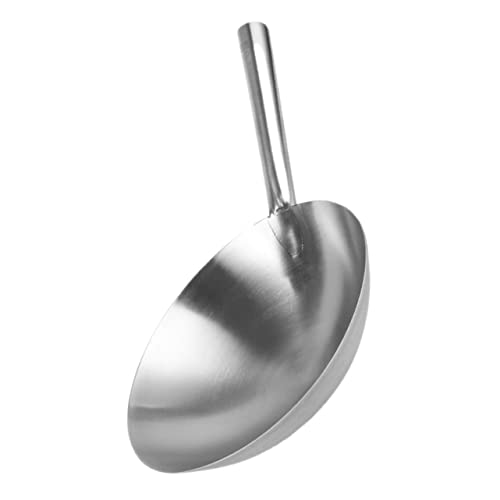 Wok de acero inoxidable con mango ergonómico miniatura 1
