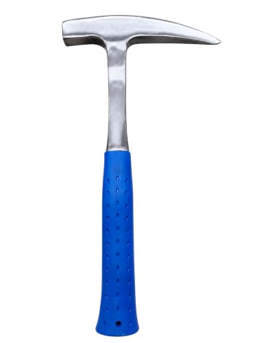 Image of Rock Pick Hammer 35 Oz 11.9 Inch Masonry Hammer With Skid Handle Geology Hammer Carbon Steel Mason Hammer With Pointed Tip Strong Impact Resistance Geological Hammer 2.2 Lb Brick Hammer By Jsi Survey
