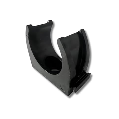 Evoges 20mm Black PVC U Clip Saddle Cover