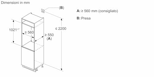 BOSCH KIR31VFE0, FRIGORIFERO INCASSO, Classe E - 9