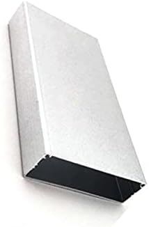 (17x53x110mm Silver) Compact Instrument Box for Electronics Projects, 28x131x120mm/17x53x110mm Silver Aluminum DIY Enclosure Case for PCB Boards and Amplifiers