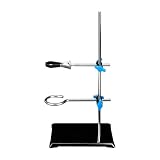 Support de laboratoire scientifique facile à monter de 30 cm de haut pour un placement sûr des verres à tasses et des pistons