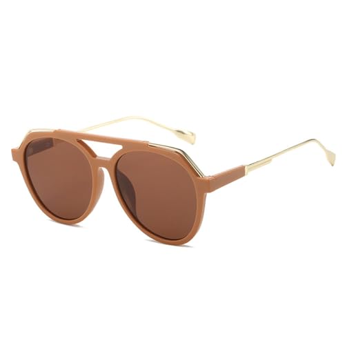 Lunettes de soleil vintage UV400 protection totale forme ovale tendance 2025