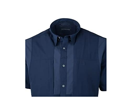 Beretta Men's TKAD Flex Breathable Lightweight Button-Down Outdoor Casual Active Tactical Short Sleeve T-Shirt