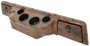 Buggies Unlimited Club Car DS Golf Cart Regal Burl Woodgrain Dash Cover Assembly with Locking Doors | Compatible with 1982-Up DS Models