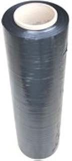 International Plastics SF1808-BLA 18 in. x 1500 ft. 80 Gauge Stretch Film, Black - Case of 4 Rolls