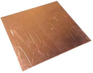 Copper Sheet/Plate 1/8 (.125) x 3 x 3-1/4