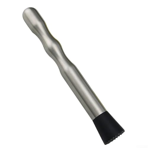 Image of Sawhamale 304 Stainless Steel Ice Crusher, Manual Lemon Muddler for Cocktails and Milk Tea, Bar Bartending Tool for Crushing Ice and Mashing Fruit, 20cm/23cm/26cm(A)