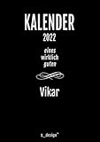  Kalender 2022 für Vikare / Vikar / Theologen / Theologie-Studenten: Din A4 Tages-Planer / Wochenplaner / Terminkalender für das ganze Jahr: ... / Journal für Tages-Planung & Notizen