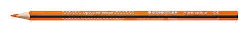 Staedtler Lápices de colores Noris colour 187, formato triangular ergonómico, superficie suave antideslizante, alta resistencia a la rotura, madera reciclada, caja plegable con 12 lápices de colores,