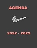  Agenda 2022 - 2023: Agenda Thème Nike Notebook Scolaire Primaire - Collège - Lycée 120 Pages 8.5\" x 11\"